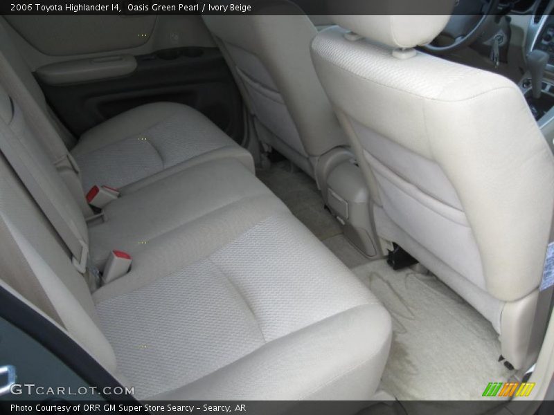 Oasis Green Pearl / Ivory Beige 2006 Toyota Highlander I4