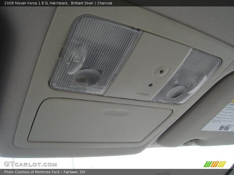 Brilliant Silver / Charcoal 2008 Nissan Versa 1.8 SL Hatchback