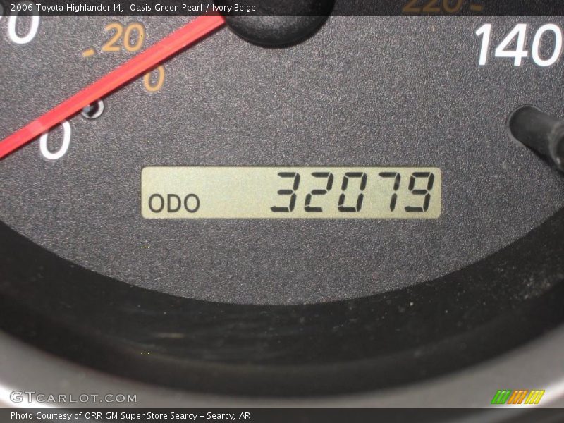 Oasis Green Pearl / Ivory Beige 2006 Toyota Highlander I4
