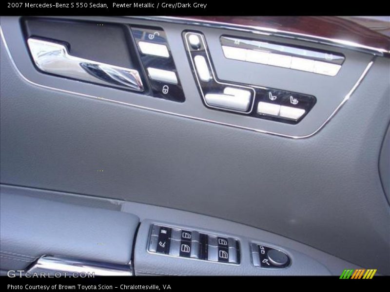 Pewter Metallic / Grey/Dark Grey 2007 Mercedes-Benz S 550 Sedan