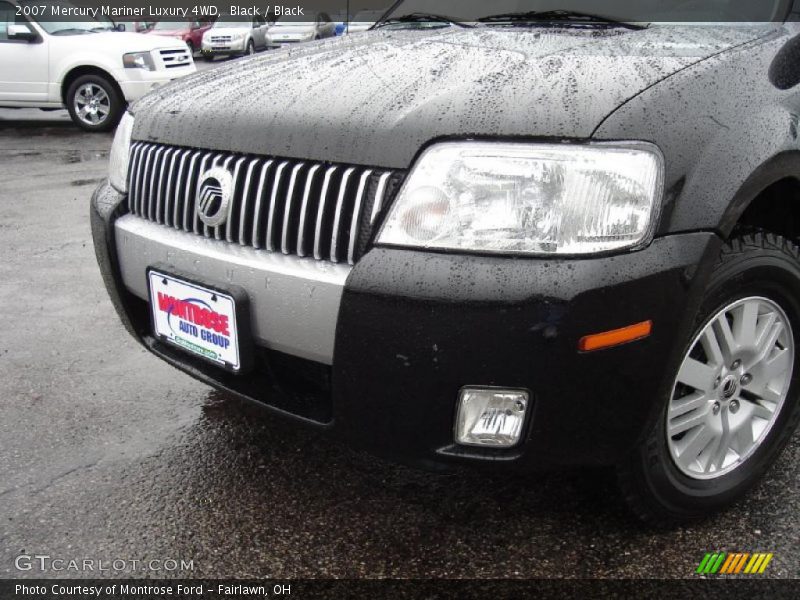 Black / Black 2007 Mercury Mariner Luxury 4WD