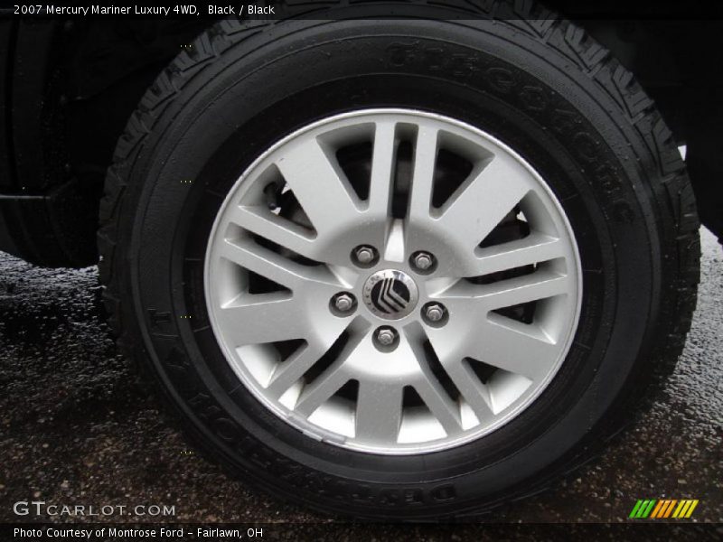 Black / Black 2007 Mercury Mariner Luxury 4WD