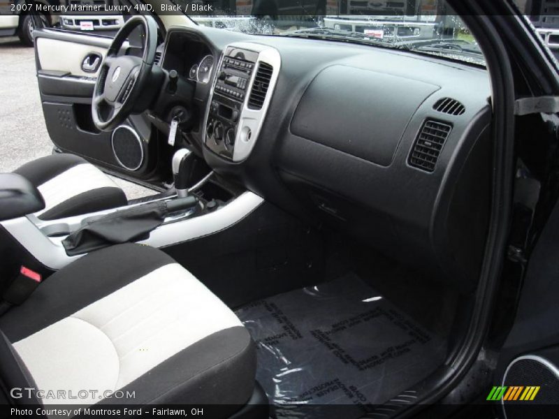 Black / Black 2007 Mercury Mariner Luxury 4WD