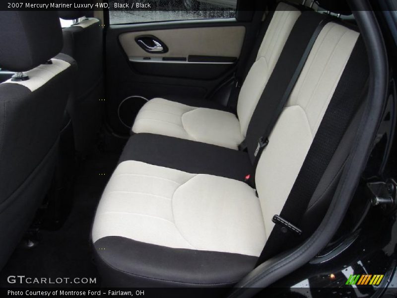 Black / Black 2007 Mercury Mariner Luxury 4WD