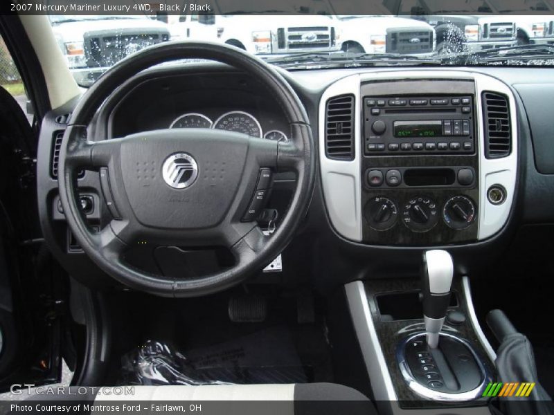 Black / Black 2007 Mercury Mariner Luxury 4WD