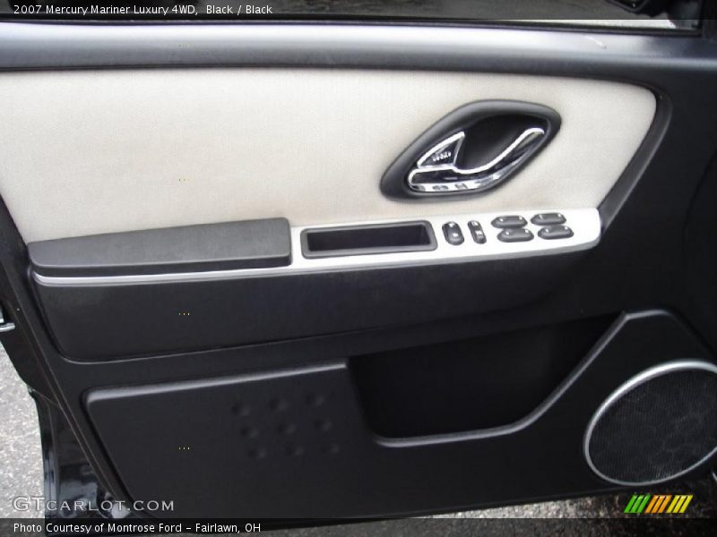 Black / Black 2007 Mercury Mariner Luxury 4WD