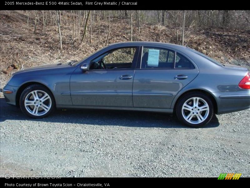 Flint Grey Metallic / Charcoal 2005 Mercedes-Benz E 500 4Matic Sedan