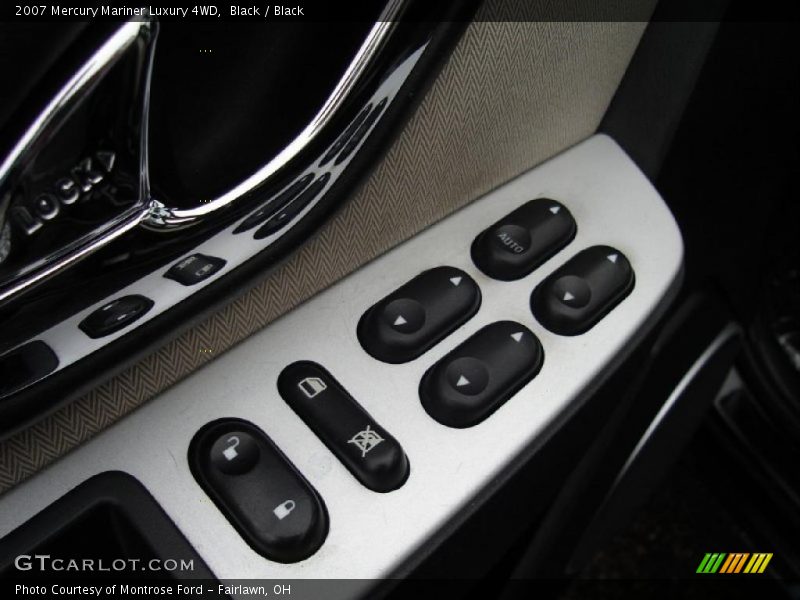 Black / Black 2007 Mercury Mariner Luxury 4WD