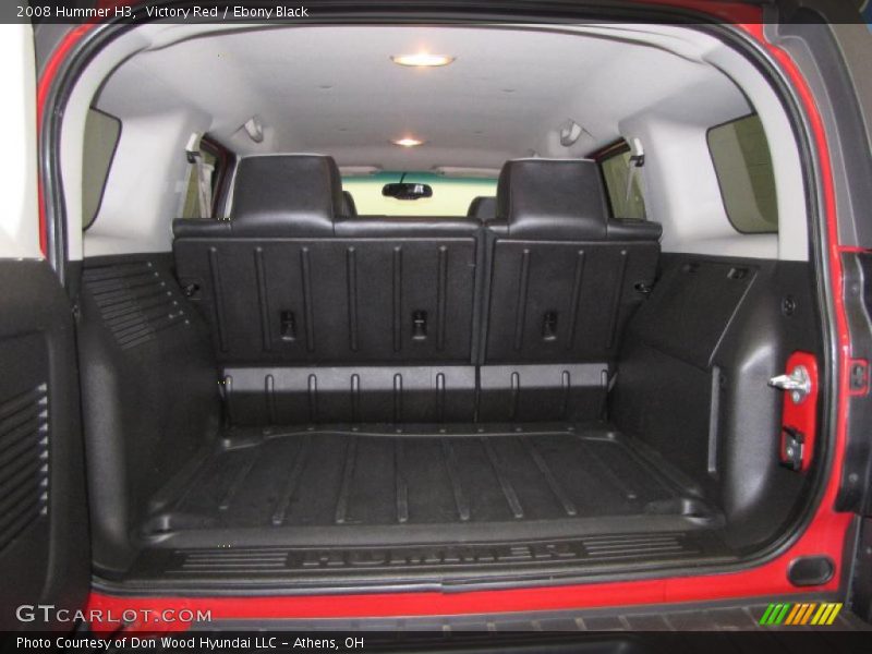 Victory Red / Ebony Black 2008 Hummer H3