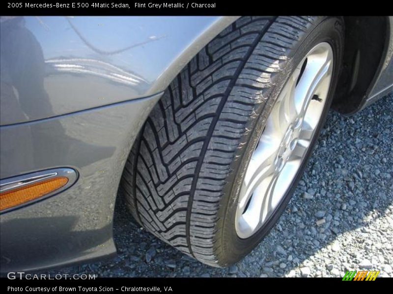 Flint Grey Metallic / Charcoal 2005 Mercedes-Benz E 500 4Matic Sedan