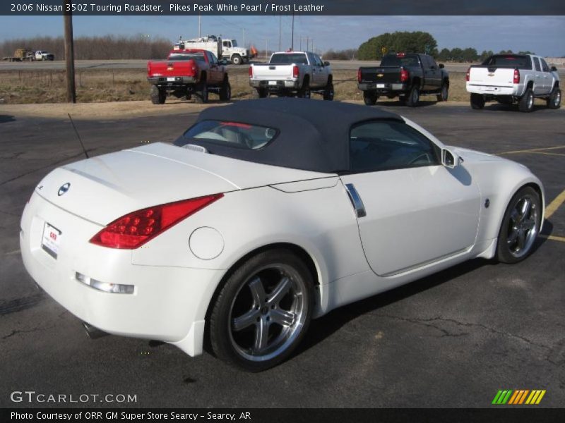 Pikes Peak White Pearl / Frost Leather 2006 Nissan 350Z Touring Roadster