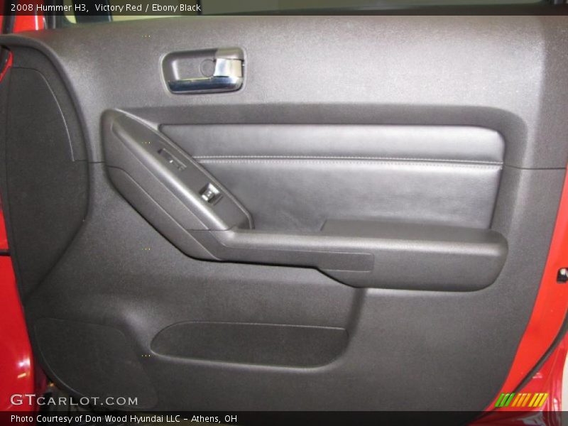 Victory Red / Ebony Black 2008 Hummer H3