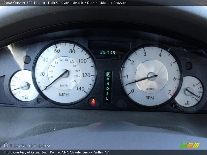 Light Sandstone Metallic / Dark Khaki/Light Graystone 2008 Chrysler 300 Touring