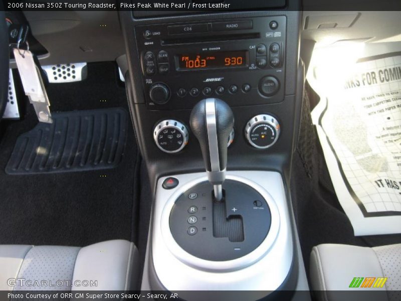 Pikes Peak White Pearl / Frost Leather 2006 Nissan 350Z Touring Roadster