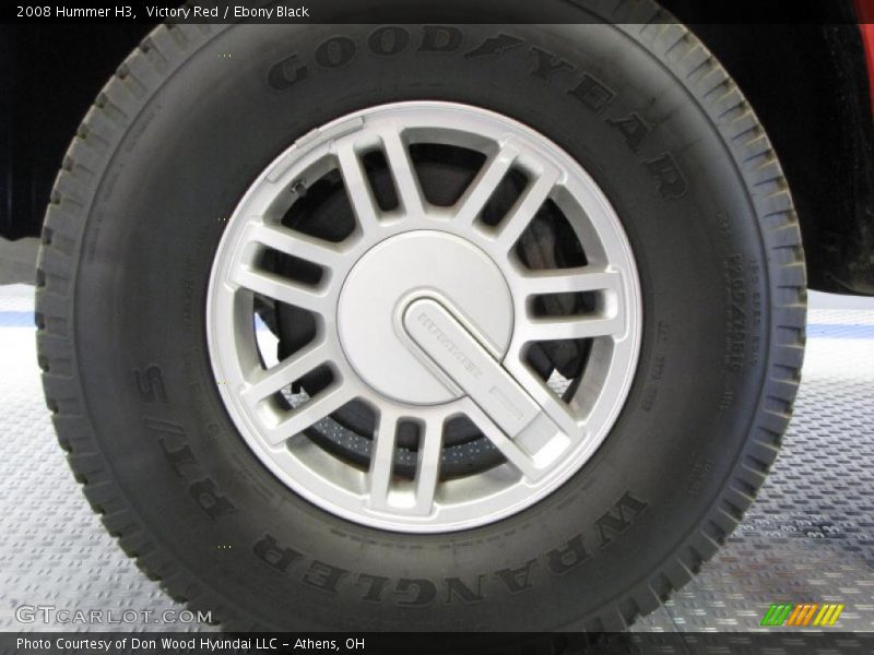 Victory Red / Ebony Black 2008 Hummer H3