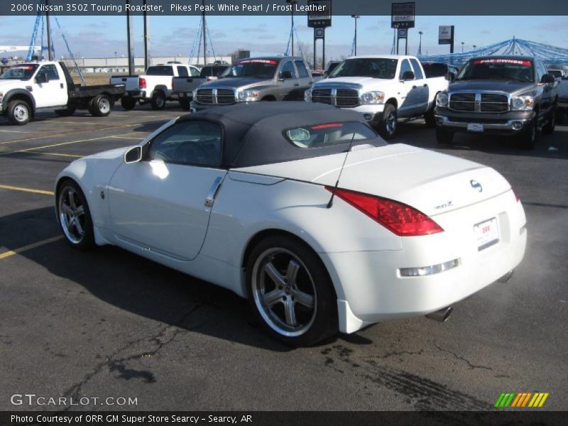 Pikes Peak White Pearl / Frost Leather 2006 Nissan 350Z Touring Roadster