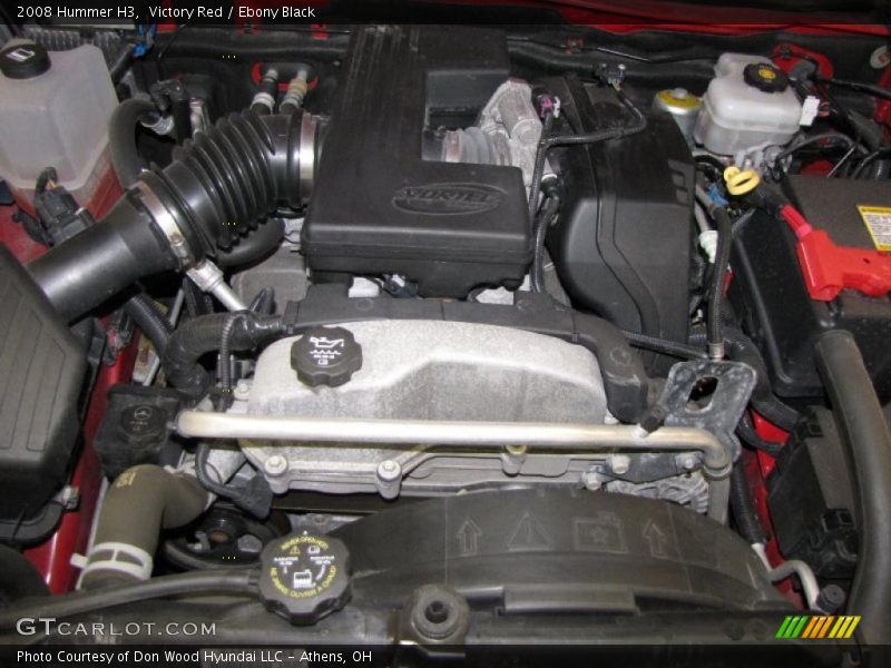 Victory Red / Ebony Black 2008 Hummer H3