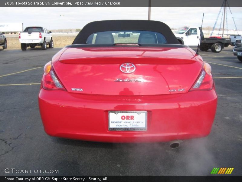 Absolutely Red / Charcoal 2006 Toyota Solara SE V6 Convertible
