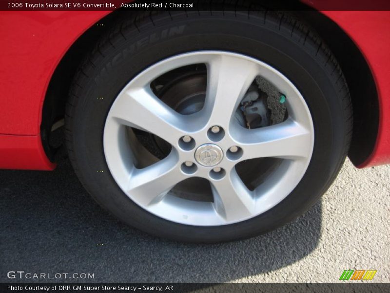 Absolutely Red / Charcoal 2006 Toyota Solara SE V6 Convertible