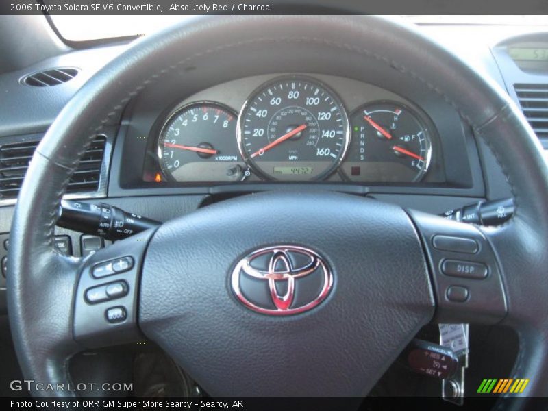 Absolutely Red / Charcoal 2006 Toyota Solara SE V6 Convertible