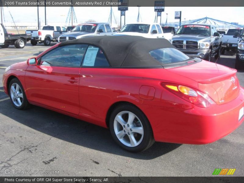 Absolutely Red / Charcoal 2006 Toyota Solara SE V6 Convertible
