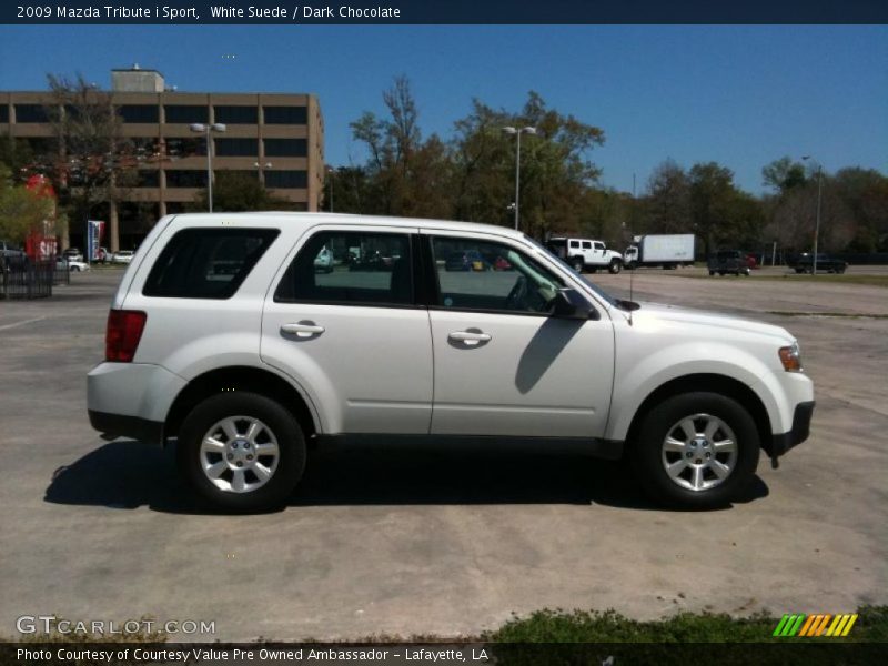 White Suede / Dark Chocolate 2009 Mazda Tribute i Sport