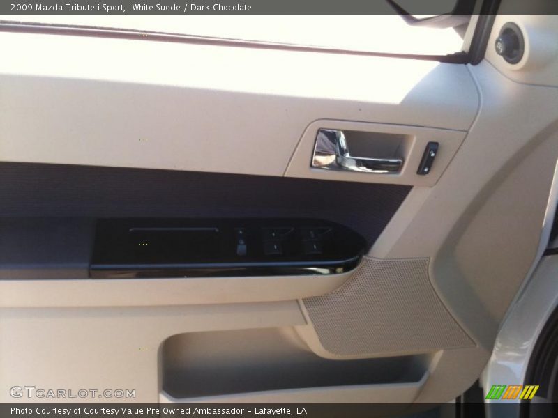 White Suede / Dark Chocolate 2009 Mazda Tribute i Sport