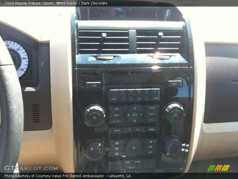 White Suede / Dark Chocolate 2009 Mazda Tribute i Sport