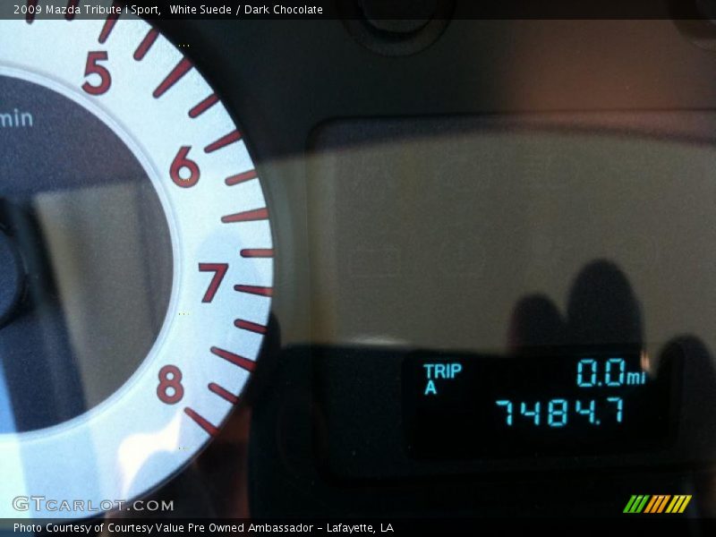White Suede / Dark Chocolate 2009 Mazda Tribute i Sport
