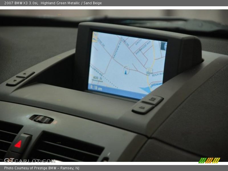 Highland Green Metallic / Sand Beige 2007 BMW X3 3.0si
