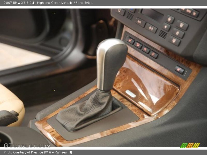 Highland Green Metallic / Sand Beige 2007 BMW X3 3.0si