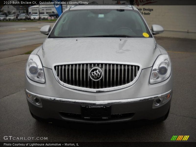 Quicksilver Metallic / Ebony/Ebony 2010 Buick Enclave CX