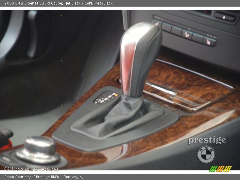 Jet Black / Coral Red/Black 2008 BMW 3 Series 335xi Coupe