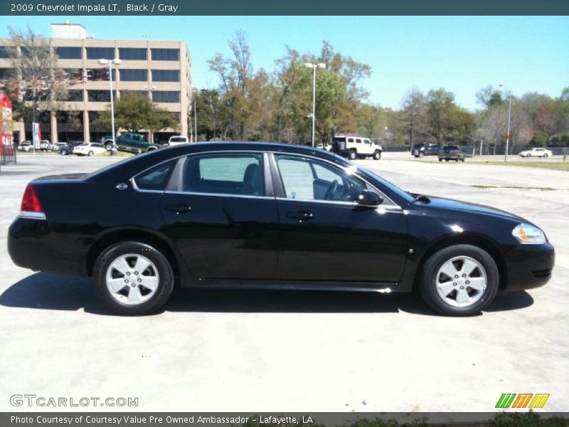 Black / Gray 2009 Chevrolet Impala LT