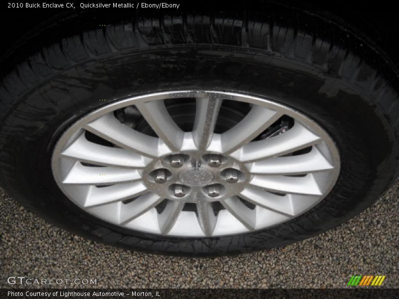 Quicksilver Metallic / Ebony/Ebony 2010 Buick Enclave CX