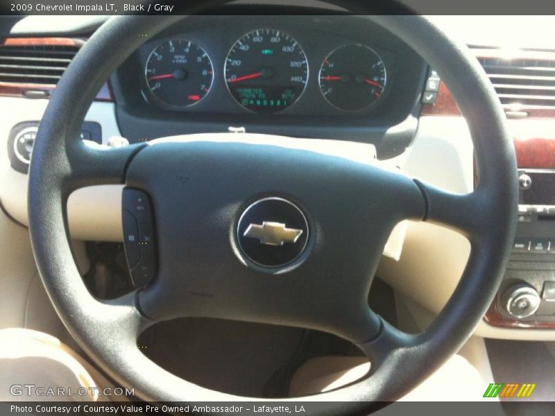 Black / Gray 2009 Chevrolet Impala LT