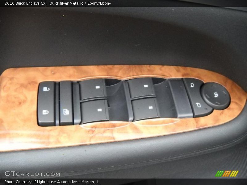 Quicksilver Metallic / Ebony/Ebony 2010 Buick Enclave CX