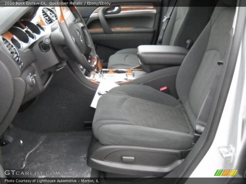 Quicksilver Metallic / Ebony/Ebony 2010 Buick Enclave CX