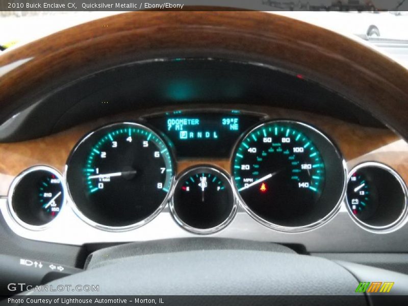 Quicksilver Metallic / Ebony/Ebony 2010 Buick Enclave CX
