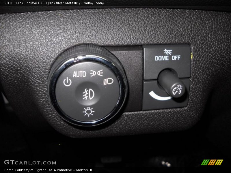 Quicksilver Metallic / Ebony/Ebony 2010 Buick Enclave CX