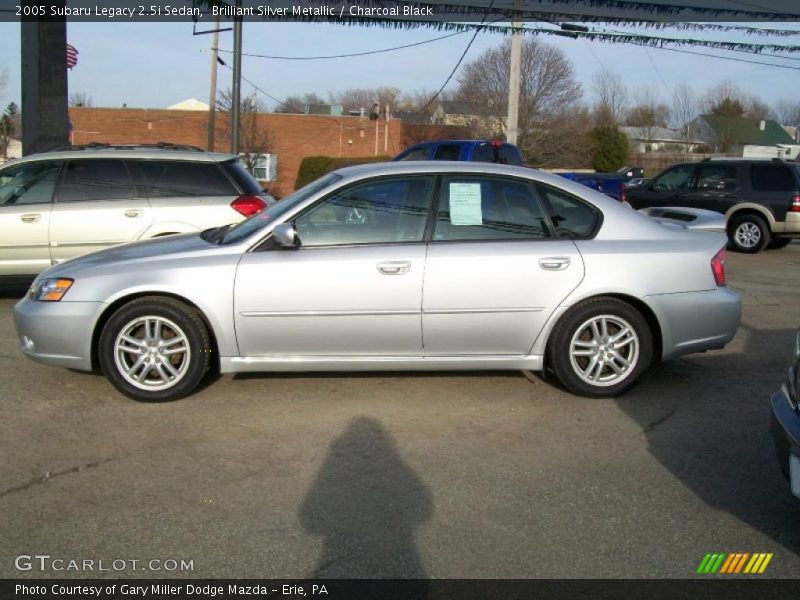 Brilliant Silver Metallic / Charcoal Black 2005 Subaru Legacy 2.5i Sedan