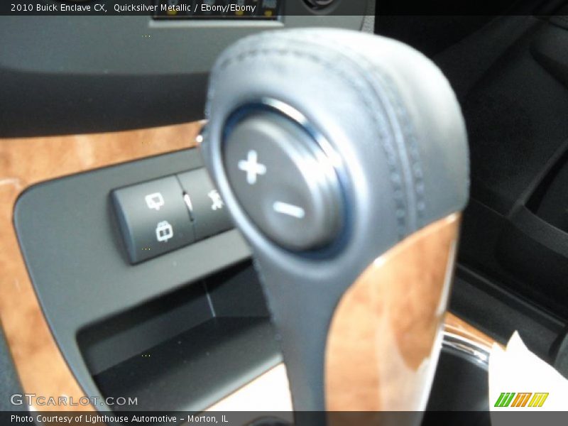 Quicksilver Metallic / Ebony/Ebony 2010 Buick Enclave CX