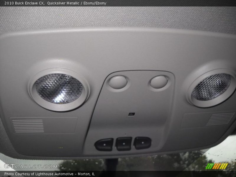 Quicksilver Metallic / Ebony/Ebony 2010 Buick Enclave CX