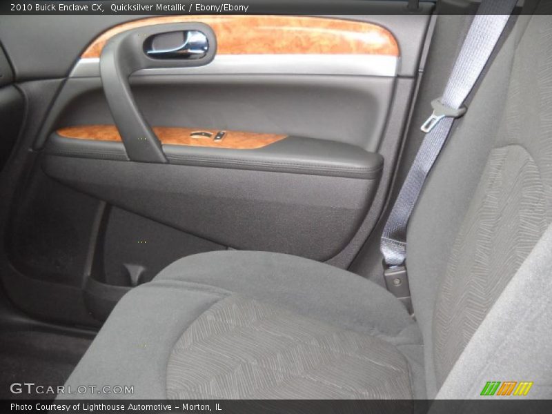 Quicksilver Metallic / Ebony/Ebony 2010 Buick Enclave CX