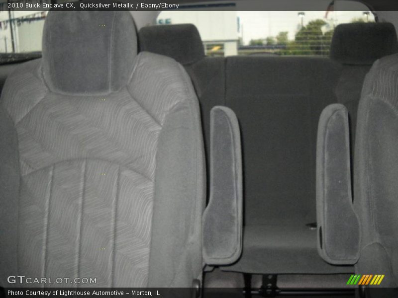 Quicksilver Metallic / Ebony/Ebony 2010 Buick Enclave CX