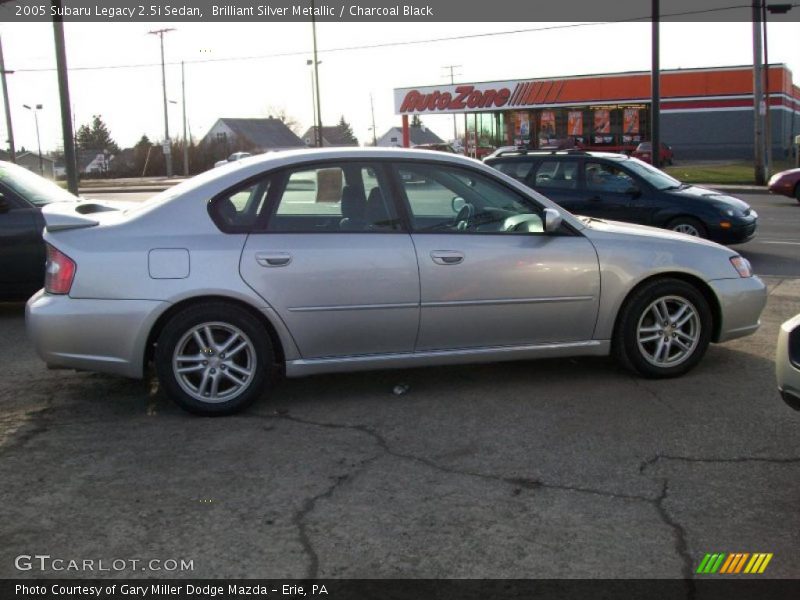 Brilliant Silver Metallic / Charcoal Black 2005 Subaru Legacy 2.5i Sedan
