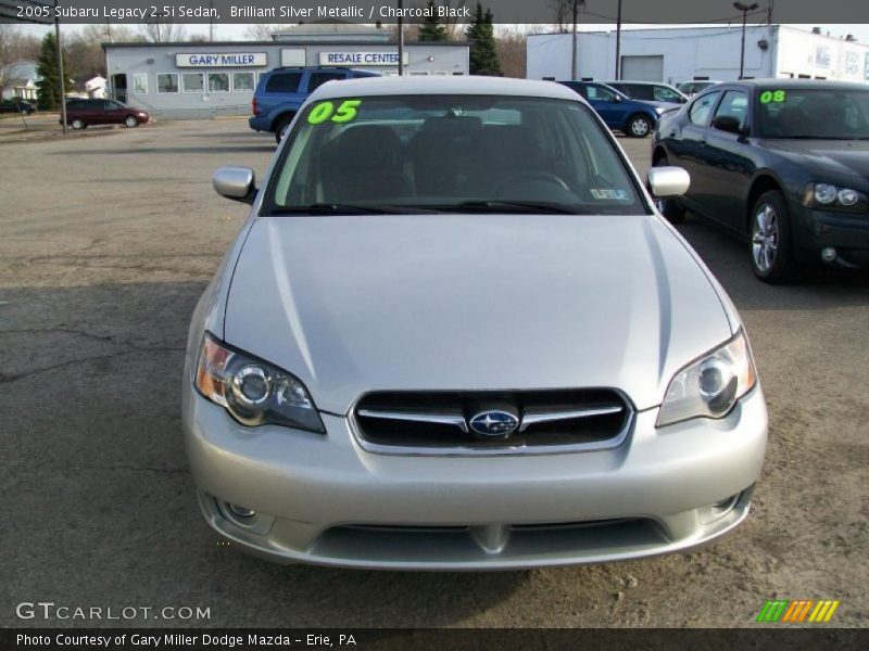 Brilliant Silver Metallic / Charcoal Black 2005 Subaru Legacy 2.5i Sedan