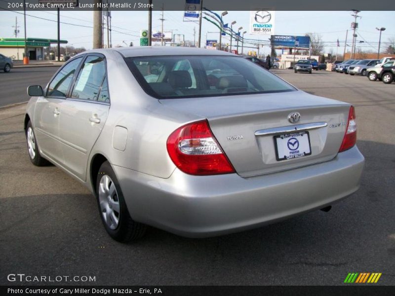 Lunar Mist Metallic / Stone 2004 Toyota Camry LE