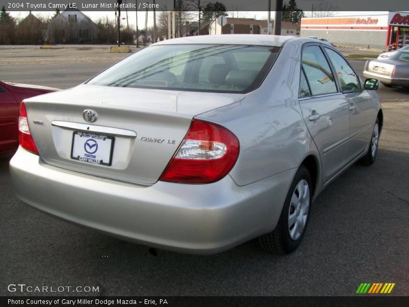 Lunar Mist Metallic / Stone 2004 Toyota Camry LE