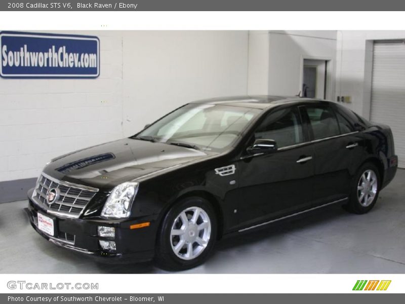 Black Raven / Ebony 2008 Cadillac STS V6